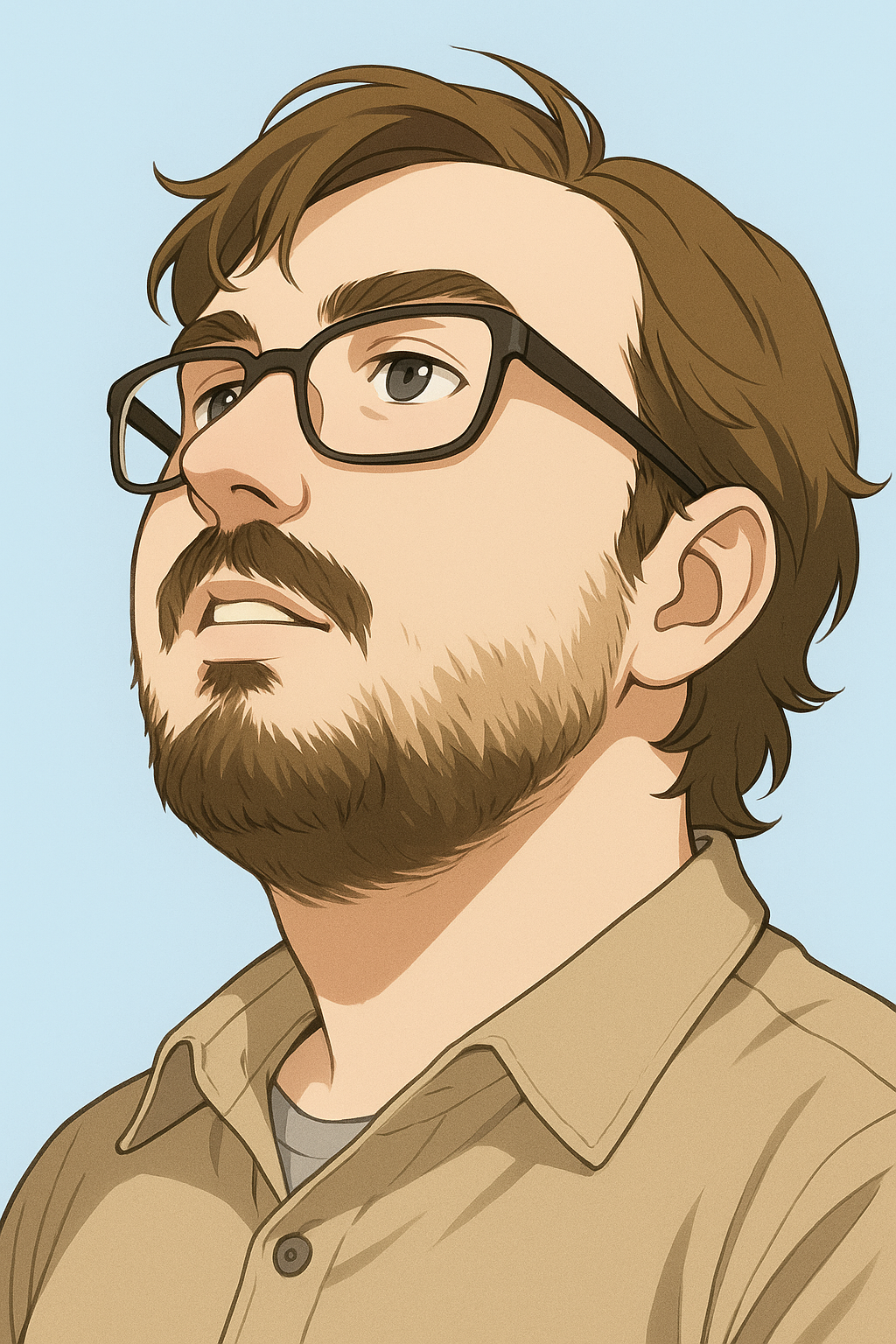 Benjamin Strekha photo in Studio Ghibli style