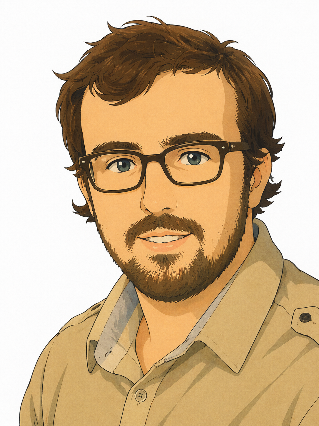 Benjamin Strekha photo in Studio Ghibli style (newer)